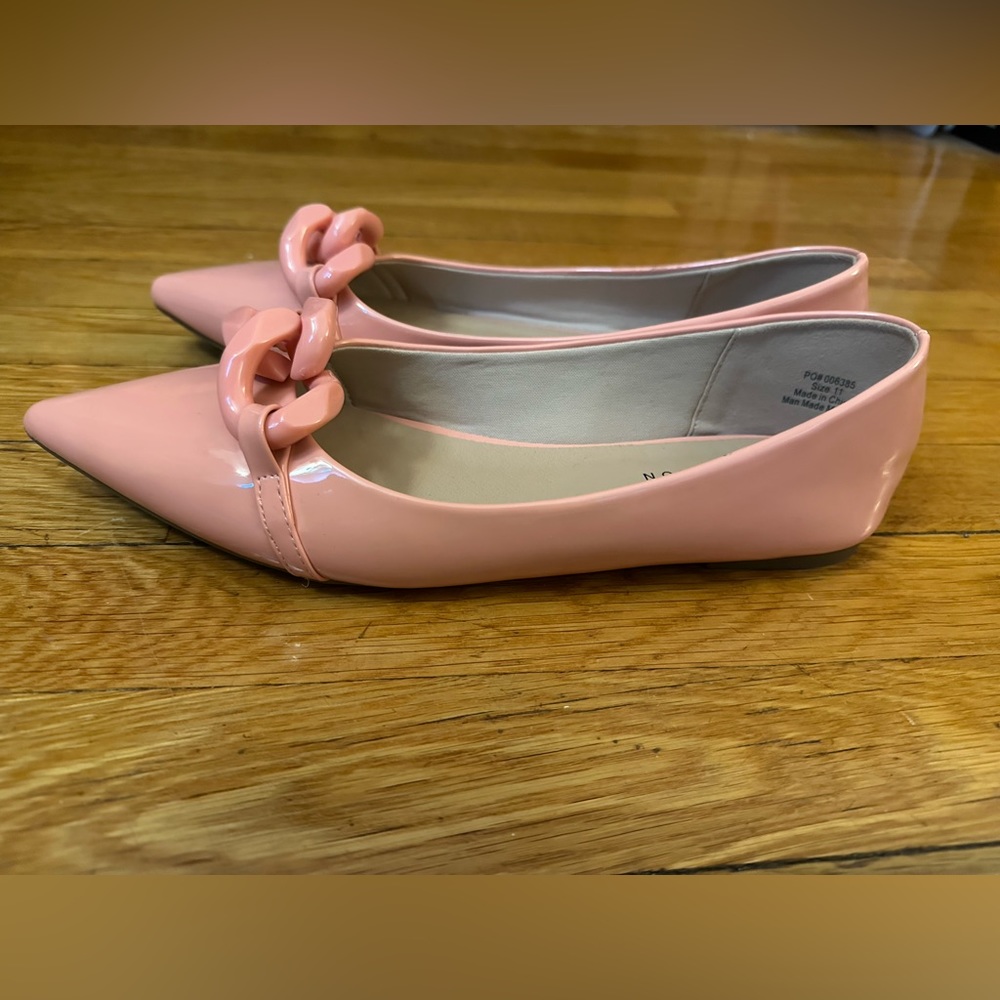 Journey Collection Clareene Ballet Flat Pink Pointed Toe